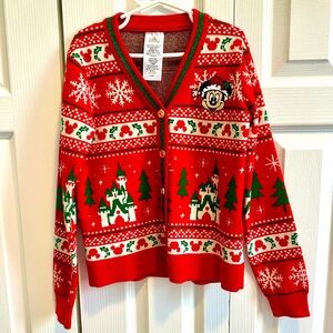 (DISNEY) Mickey Christmas Cardigan for girls